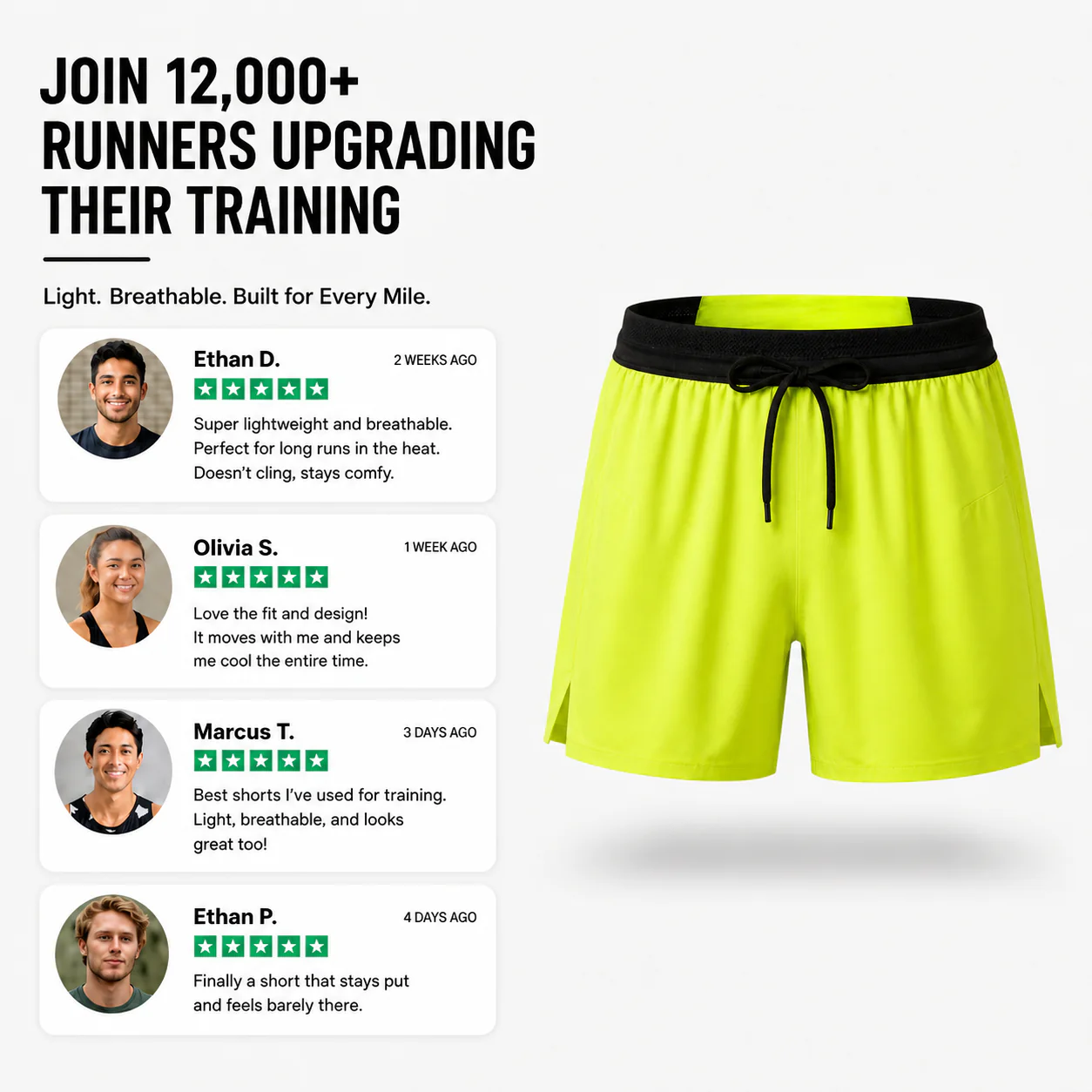 RUNNR AeroSplit Men's Running Shorts - Image 5