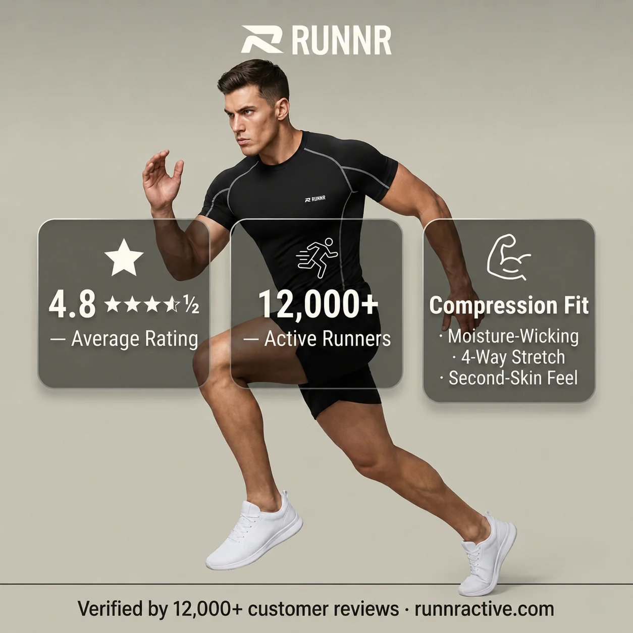 RUNNR COMPRESSION SHIRT - Image 7